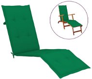 Poduška na polohovaciu stoličku zelená (75+105) × 50 × 4 cm - Poduška