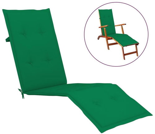 Cushion for reclining chair green (75+105) x 50 x 4 cm - Cushion - Main image