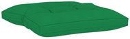 Poduška na taburet z palet zelená textil - Polstr