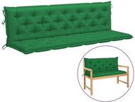 SHUMEE Poduška pro závěsné houpací křeslo 7 × 50 × 200 cm, zelená - Polstr