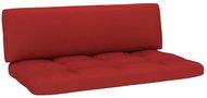 Podušky na pohovku z palet 2 ks červené - Polstr