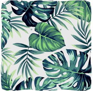 Poduška na pohovku z palet vzor listů 58 x 58 x 10 cm - Polstr