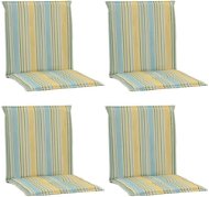 Podušky na zahradní židle 4 ks vícebarevné 100 x 50 x 3 cm - Polstr