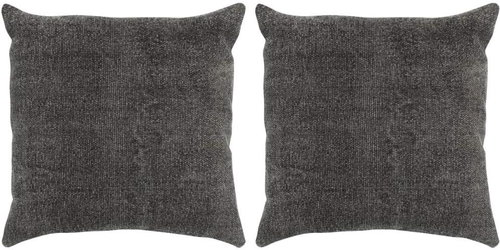 Polštáře Kilim 2 ks ručně vyrobené 45 x 45 cm antracitové - Polštář - Main image