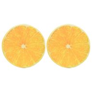 Polštářky s potiskem ovoce 2 ks pomeranč - Polštář