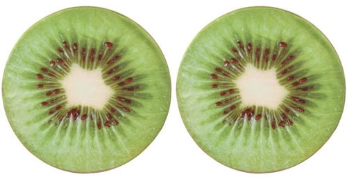 Polštářky s potiskem ovoce 2 ks kiwi - Polštář - Main image