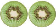 Polštářky s potiskem ovoce 2 ks kiwi - Polštář
