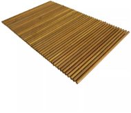 Kúpeľňová predložka akáciové drevo 80 × 50 cm - Kúpeľňová predložka