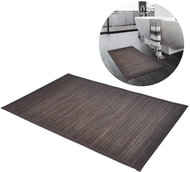 Bambusové koupelnové předložky 8 ks 40 x 50 cm tmavě hnědé - Koupelnová předložka