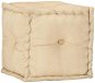 Sand pouf 40 × 40 × 40 cm cotton canvas - Pillow Seat