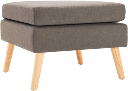 Podnožka taupe, textil - Podnožka - Hlavný obrázok