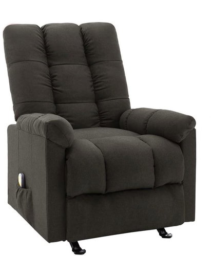 Elektrické masážní polohovací křeslo taupe textil - Massage Chair - Main image