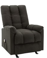 Elektrické masážní polohovací křeslo taupe textil - Massage Chair