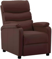 SHUMEE polohovací křeslo, textil, taupe, 338904 - Křeslo