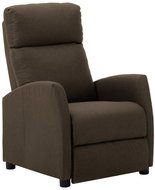 SHUMEE polohovací křeslo, textil, taupe, 339008 - Křeslo