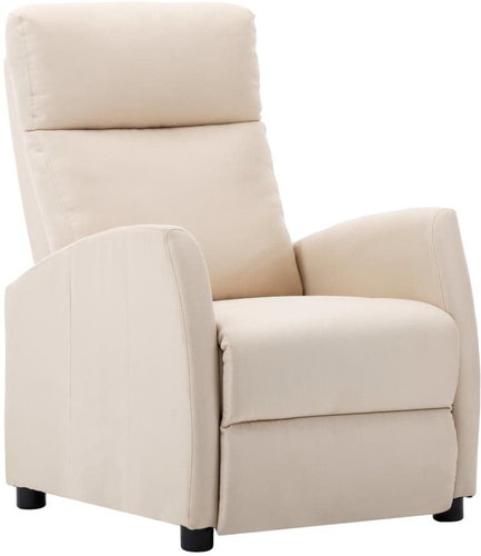 SHUMEE polohovací křeslo, textil, taupe, 339028 - Křeslo - Main image