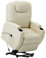 SHUMEE polohovací křeslo, textil, taupe, 342347 - Křeslo