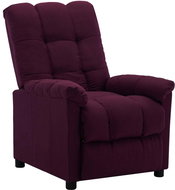 Polohovací křeslo nachové textil - Křeslo