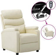 SHUMEE polohovací křeslo, textil, tmavě šedé, 329259 - Křeslo