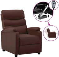 SHUMEE polohovací křeslo, textil, tmavě šedé, 329640 - Křeslo