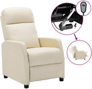 SHUMEE polohovací křeslo, textil, tmavě šedé, 339083 - Křeslo