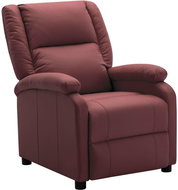 SHUMEE polohovací křeslo, textil, žluté, 342288 - Křeslo