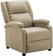 SHUMEE polohovací křeslo, textil, žluté, 342350 - Křeslo