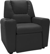 SHUMEE polohovací křeslo, textil, žluté, 342766 - Křeslo