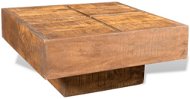 Konferenční stolek z mangovníkového dřeva čtvercový hnědý - Konferenční stolek