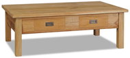 Konferenční stolek, masivní teak, 100x60x35 cm - Konferenční stolek