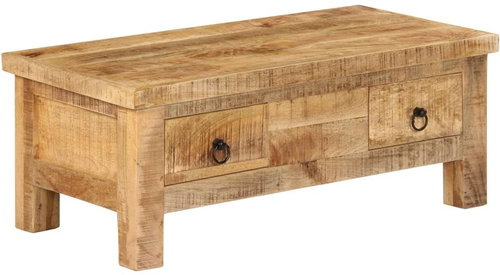 Konferenční stolek 90 × 45 × 35 cm masivní mangovníkové dřevo - Konferenční stolek - Main image
