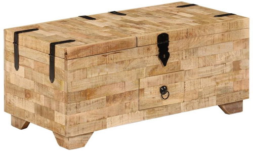 Konferenční stolek masivní mangovníkové dřevo 80 × 40 × 35 cm - Konferenční stolek - Main image