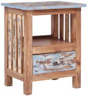 Noční stolek 41 × 30 × 50 cm masivní recyklované dřevo - Noční stolek