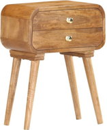 Noční stolek 43 × 30 × 58 cm masivní mangovníkové dřevo - Noční stolek