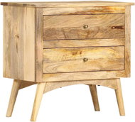 Noční stolek 65 × 35 × 60 cm masivní mangovníkové dřevo - Noční stolek