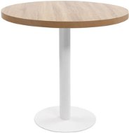 Bistro stolek světle hnědý 80 cm MDF - Odkládací stolek