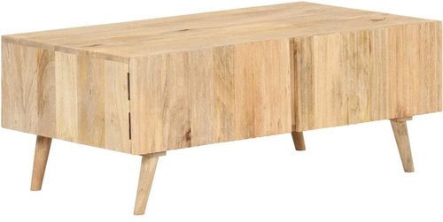 Konferenční stolek 100 × 58 × 40 cm masivní mangovník - Konferenční stolek - Main image