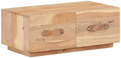 Konferenční stolek 90 × 50 × 35 cm masivní recyklované dřevo - Konferenční stolek - Main image