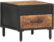 Noční stolek 40 × 40 × 35 cm hrubé mangovníkové dřevo - Noční stolek