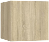 Noční skříňka dub sonoma 30,5 × 30 × 30 cm dřevotříska - Noční stolek