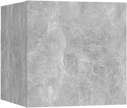Noční stolek betonově šedý 30,5 × 30 × 30 cm dřevotříska - Noční stolek - Main image
