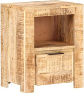 Noční stolek 40 × 30 × 50 cm hrubé mangovníkové dřevo - Noční stolek