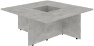 Konferenčný stolík betónovo sivý 79,5 × 79,5 × 30cm drevotrieska - Konferenčný stolík
