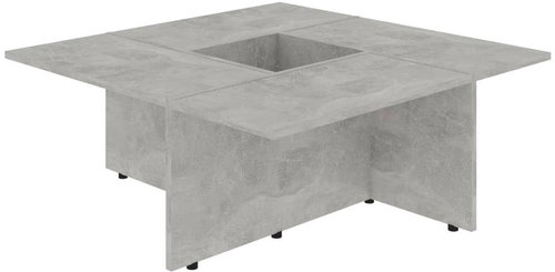 Konferenční stolek betonově šedý 79,5 × 79,5 × 30cm dřevotříska - Konferenční stolek - Main image