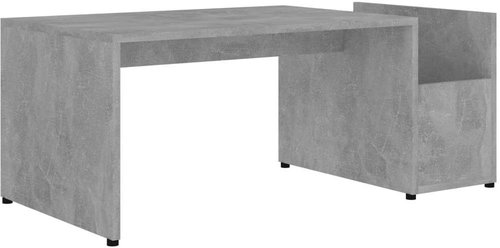 Konferenční stolek betonově šedý 90 × 45 × 35 cm dřevotříska - Konferenční stolek - Main image