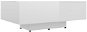 Konferenční stolek bílý vysoký lesk 85 × 55 × 31 cm dřevotříska - Konferenční stolek