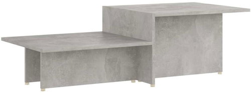 Konferenční stolek betonově šedý 111,5 × 50 × 33 cm dřevotříska - Konferenční stolek - Main image
