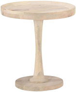 Odkládací stolek O 50 × 55 cm masivní mangovníkové dřevo - Side Table