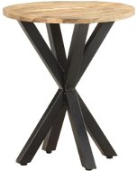 Odkladací stolík 48 × 48 × 56 cm masívne mangovníkové drevo - Odkladací stolík