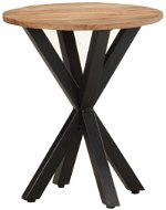 Odkládací stolek 48 × 48 × 56 cm masivní akáciové dřevo - Odkládací stolek